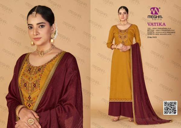Meghli Vatika Parmpara silk Designer Exclusive Embroidery Salwar Suit